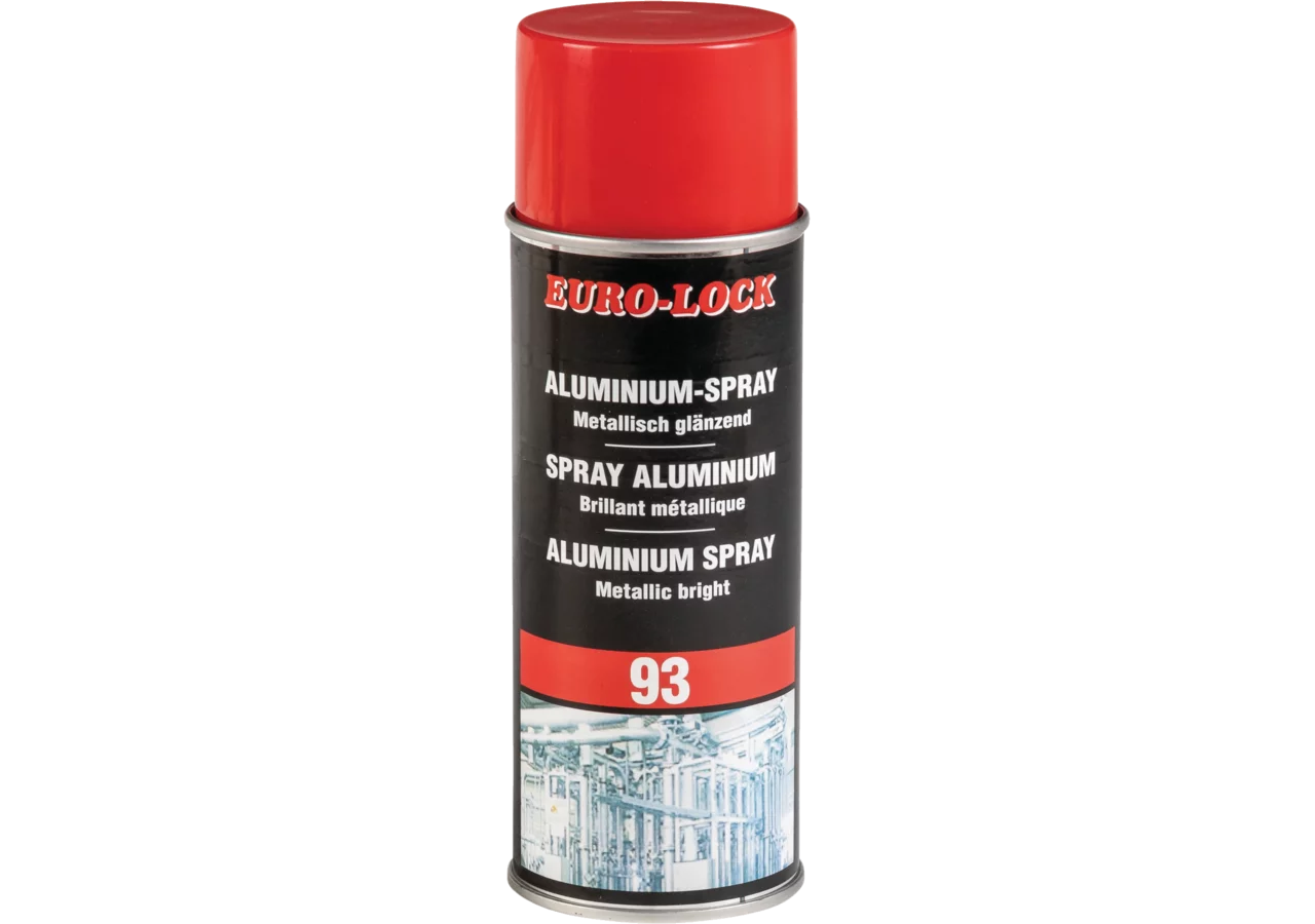 Aluminiumspray Los 93, metallisch glänzend, 400 ml Euro Lock