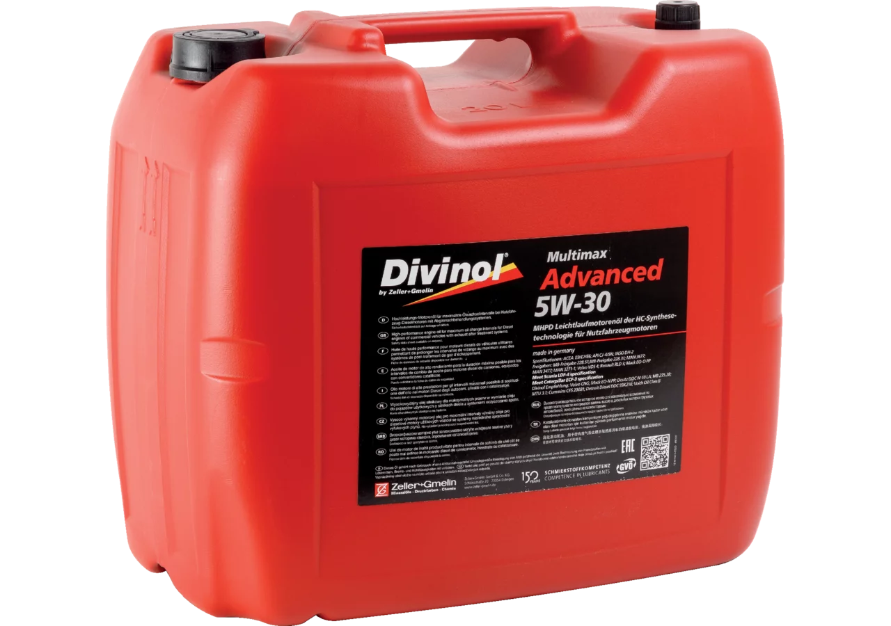 Motoröl Agrar-LKW, Multimax Advance 5W-30, 20 Liter Divinol