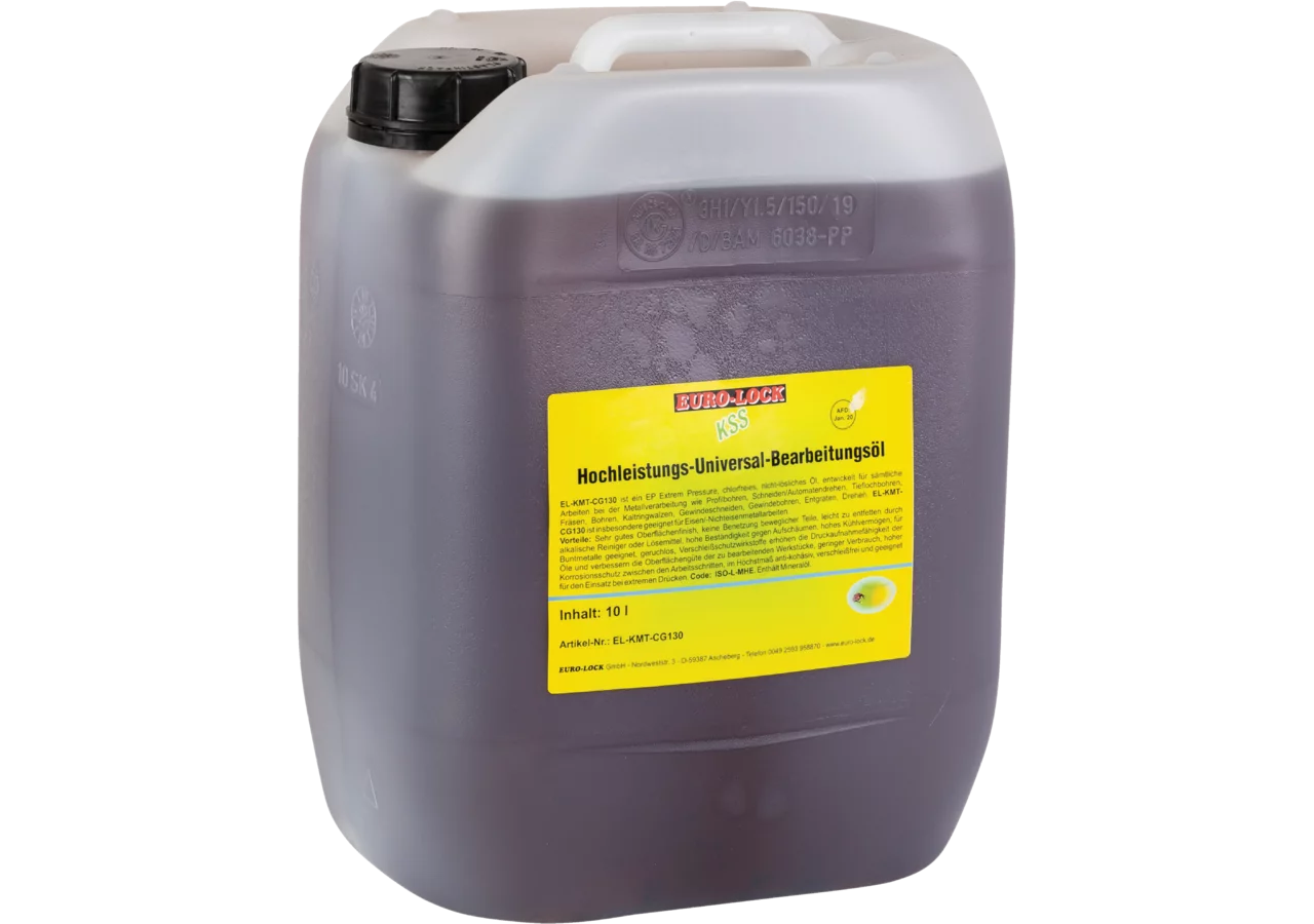 Hochleistungsbearbeitungsöl 10 Liter Universal Euro Lock