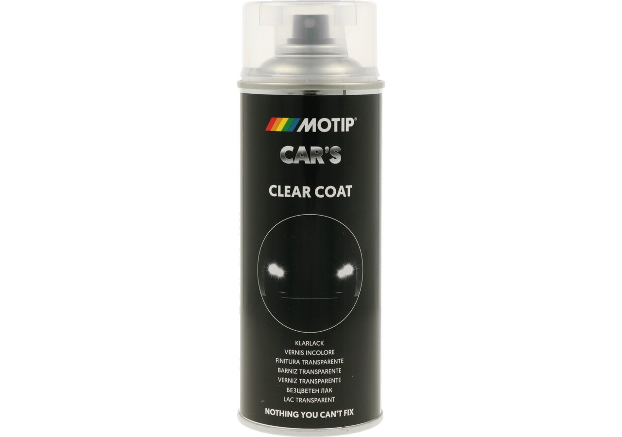 Acryllackspray Klarlack glänzend, 400 ml Spraydose MOTIP