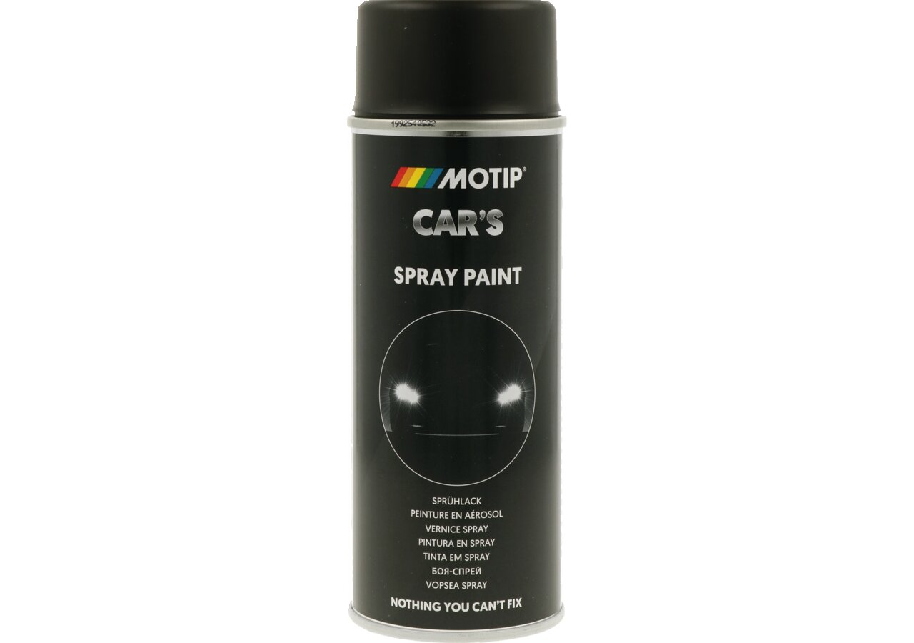 Acryllackspray Felgenschwarz matt, 400 ml Spraydose MOTIP