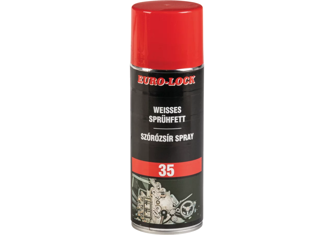 Weisses Sprühfett Los 35, 400 ml Euro Lock