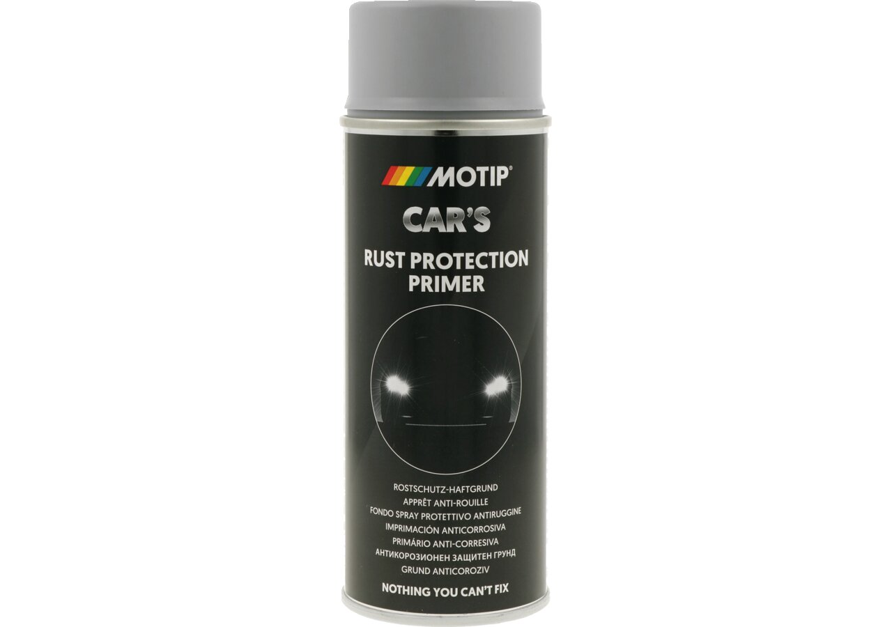 Acryllackspray Felgenhaftgrund grau, 400 ml Spraydose MOTIP