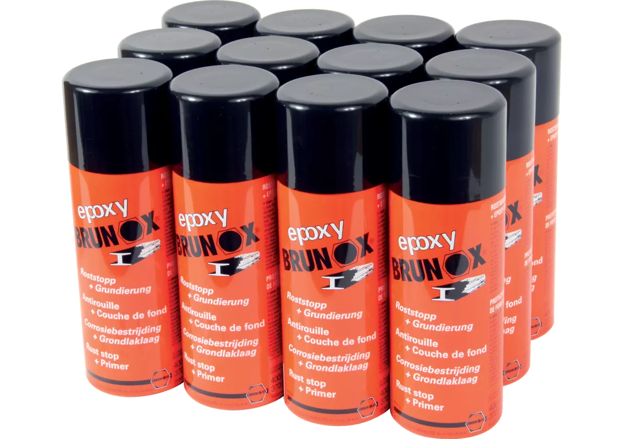 Korrosionsschutz Epoxy, 400 ml Spray, 12 Stück Brunox