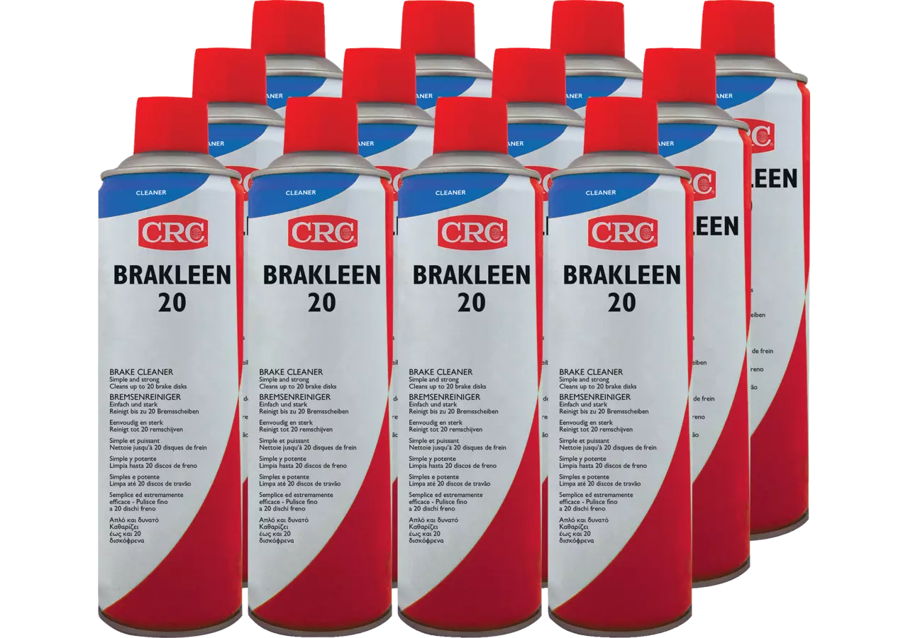 Bremsenreiniger Bräkleen 20, 12 x 500 ml Spray, 12 Stück CRC