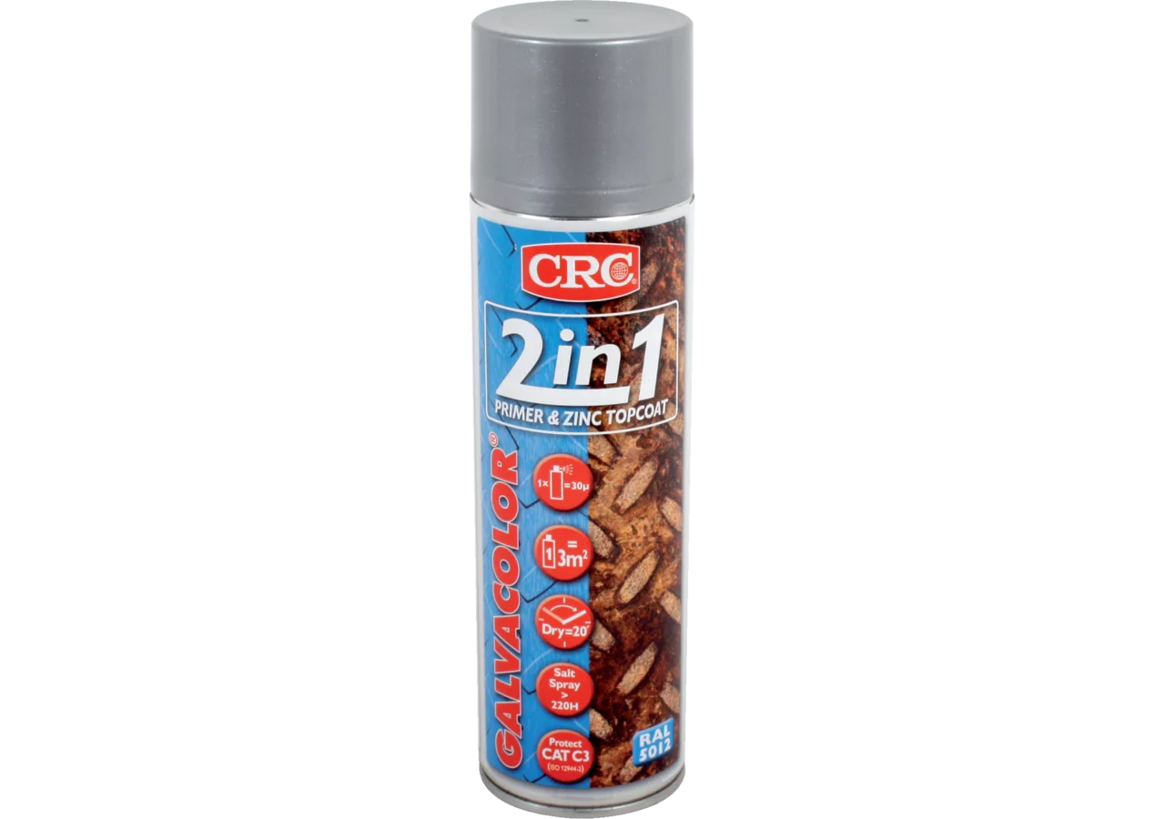 Korrosionsschutzlack Galvacolor RAL5012 blau, 500 ml Spray CRC