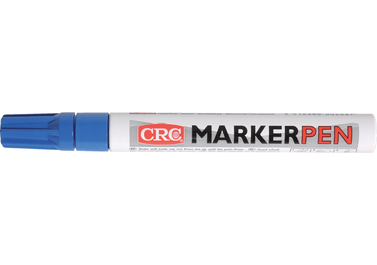 Markierstift Marker Pen blau CRC