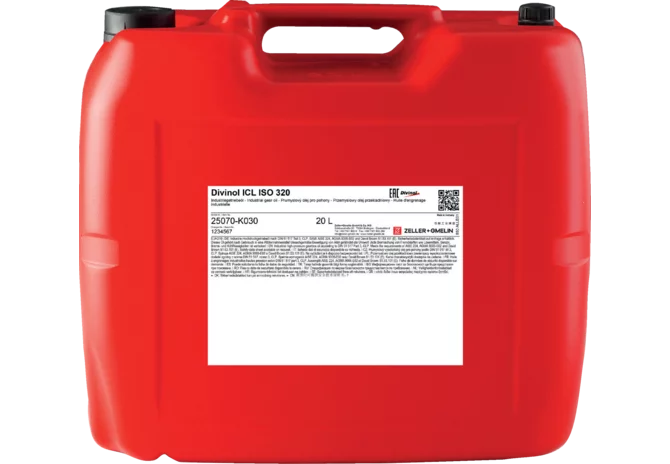 Industrie-Hochdruckgetriebeöl ICL ISO 320, 20 Liter Divinol