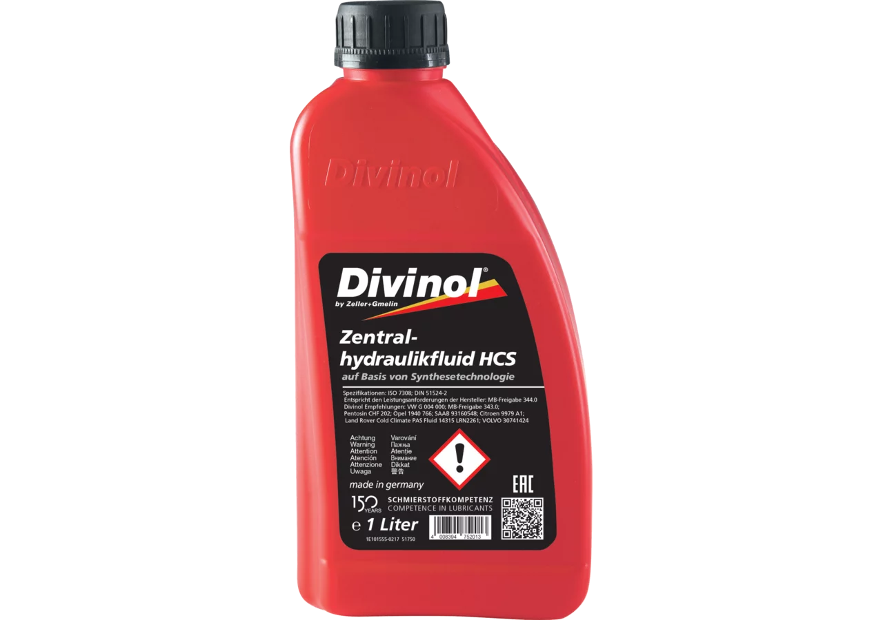 Zentralhydrauliköl Fluid HCS, 1 Liter Divinol