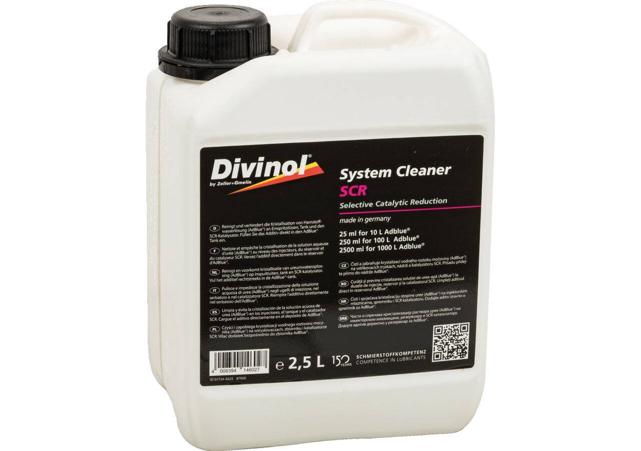 Additiv System-Cleaner SCR AdBlue, 2,5 Liter Divinol