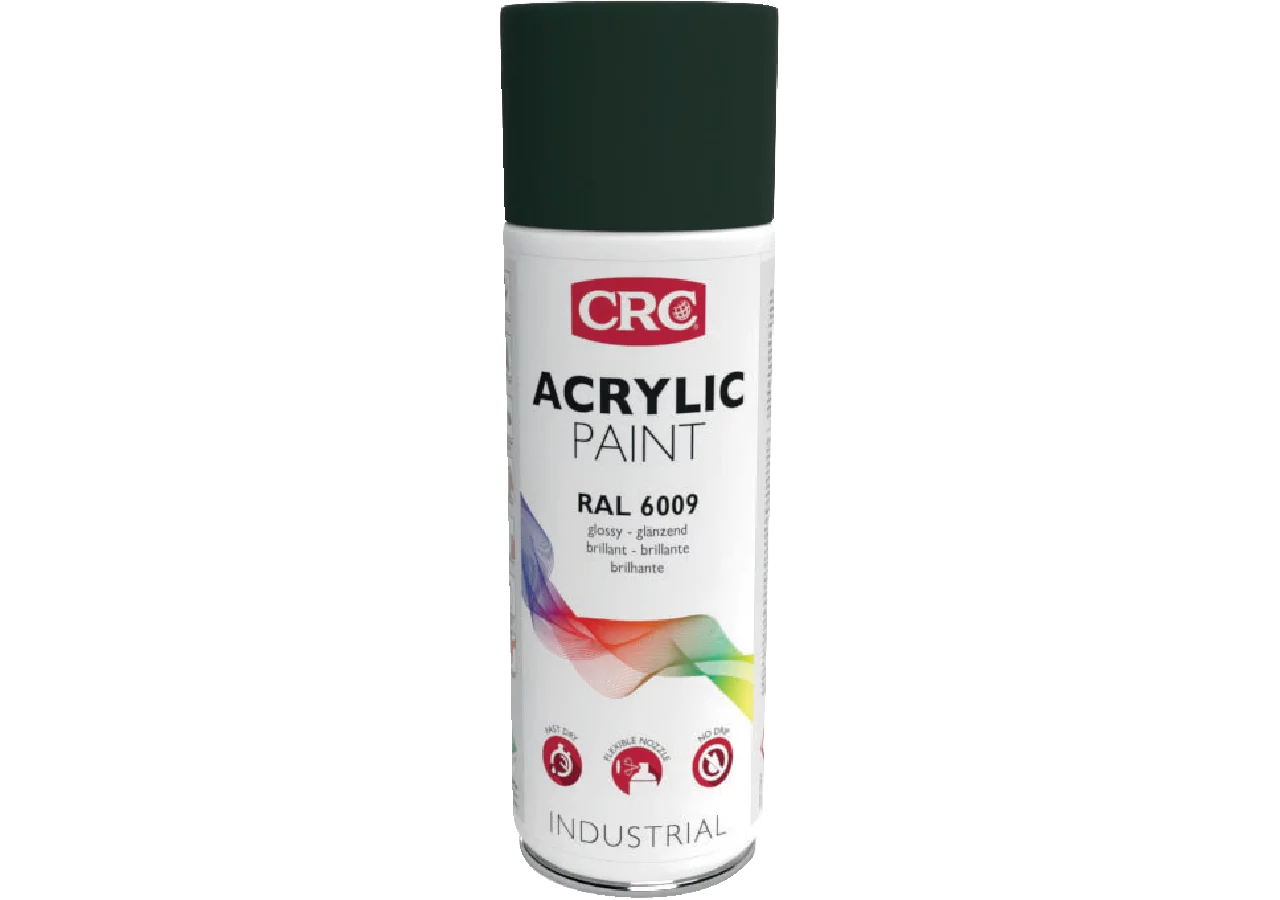 Acryllackspray Acrylic Paint RAL 6009 Tannengrün, 400 ml Spraydose CRC