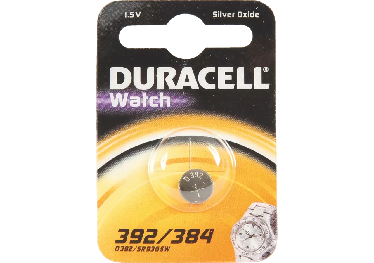 Knopfzelle Watch 392/384, SR 41, SG3 Duracell