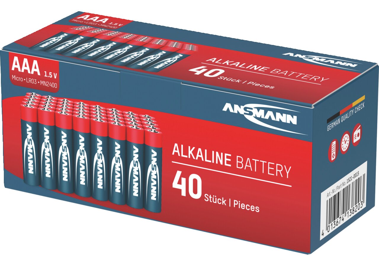 Batterie Micro AAA, LR03, 1,5 V ANSMANN