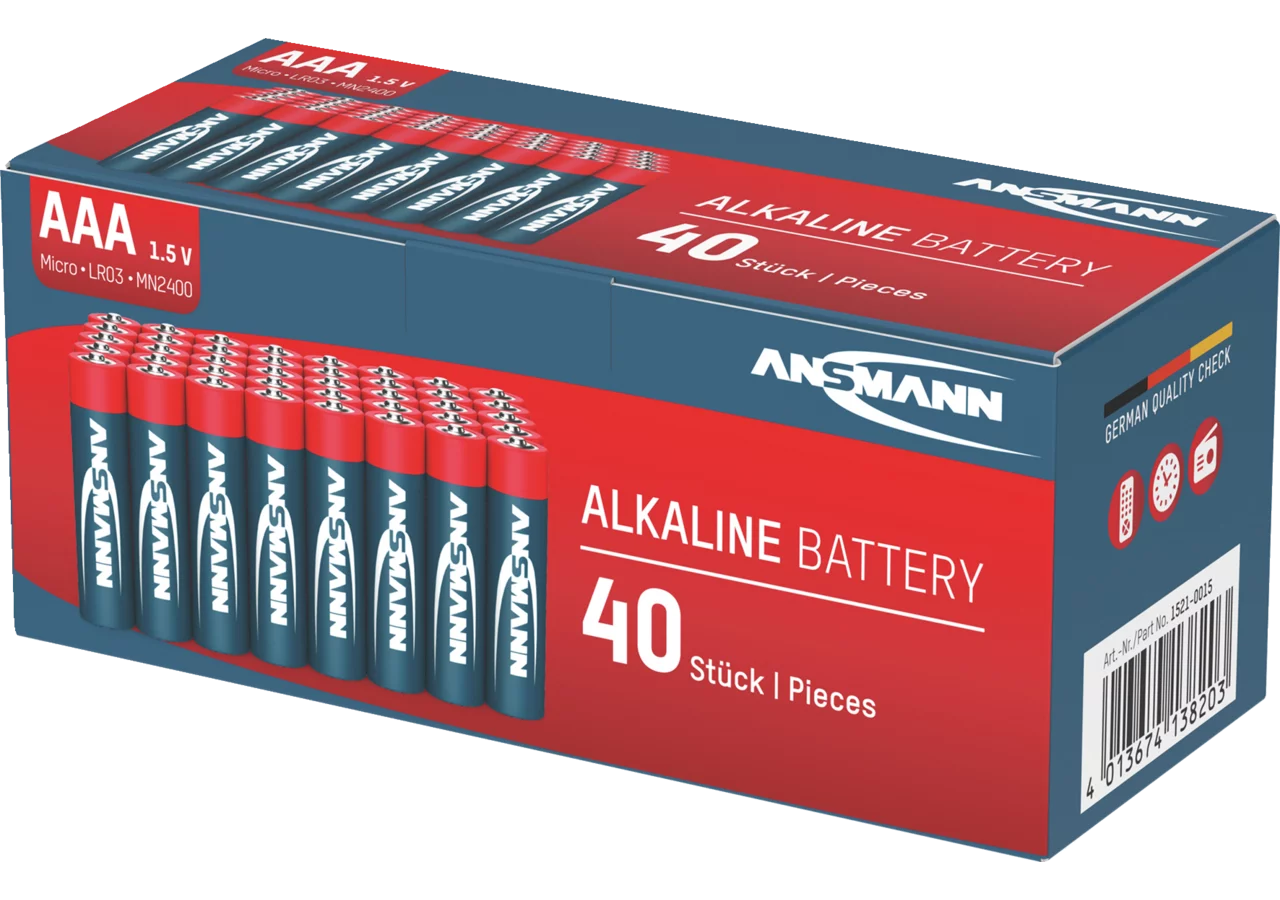 Batterie Micro AAA, LR03, 1,5 V ANSMANN