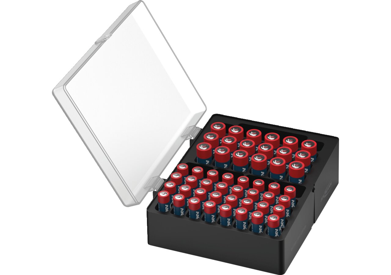 Batterie Sortiment 52-teilig Micro AAA LR03, Mignon AA LR6 ANSMANN