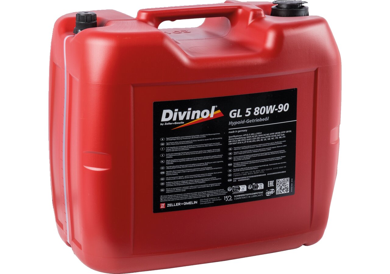 Getriebeöl Multihypoid GL-5 80W-90, 20 Liter Divinol