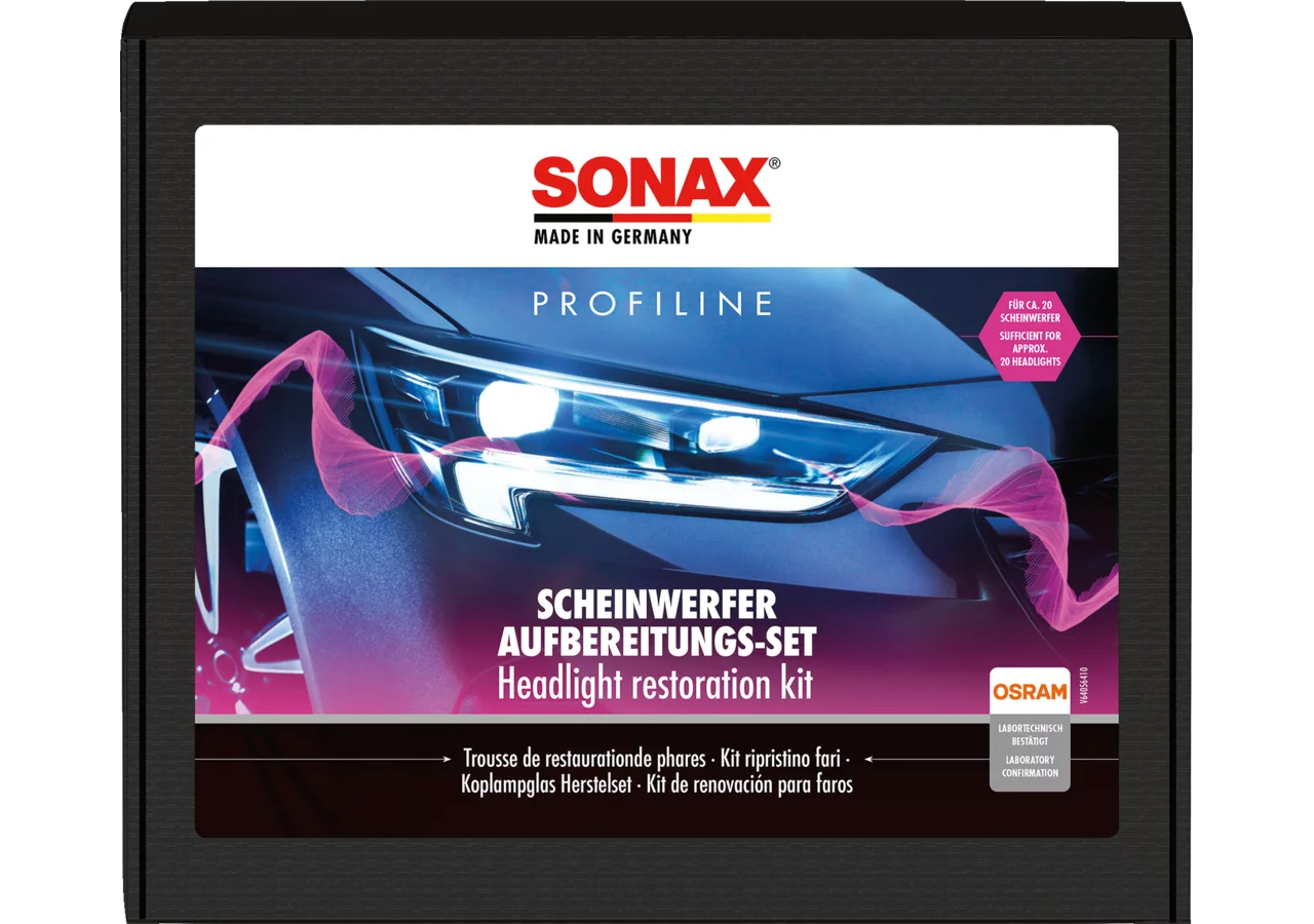 Scheinwerfer - Aufbereitungsset ProfiLine, 26-teilig Sonax