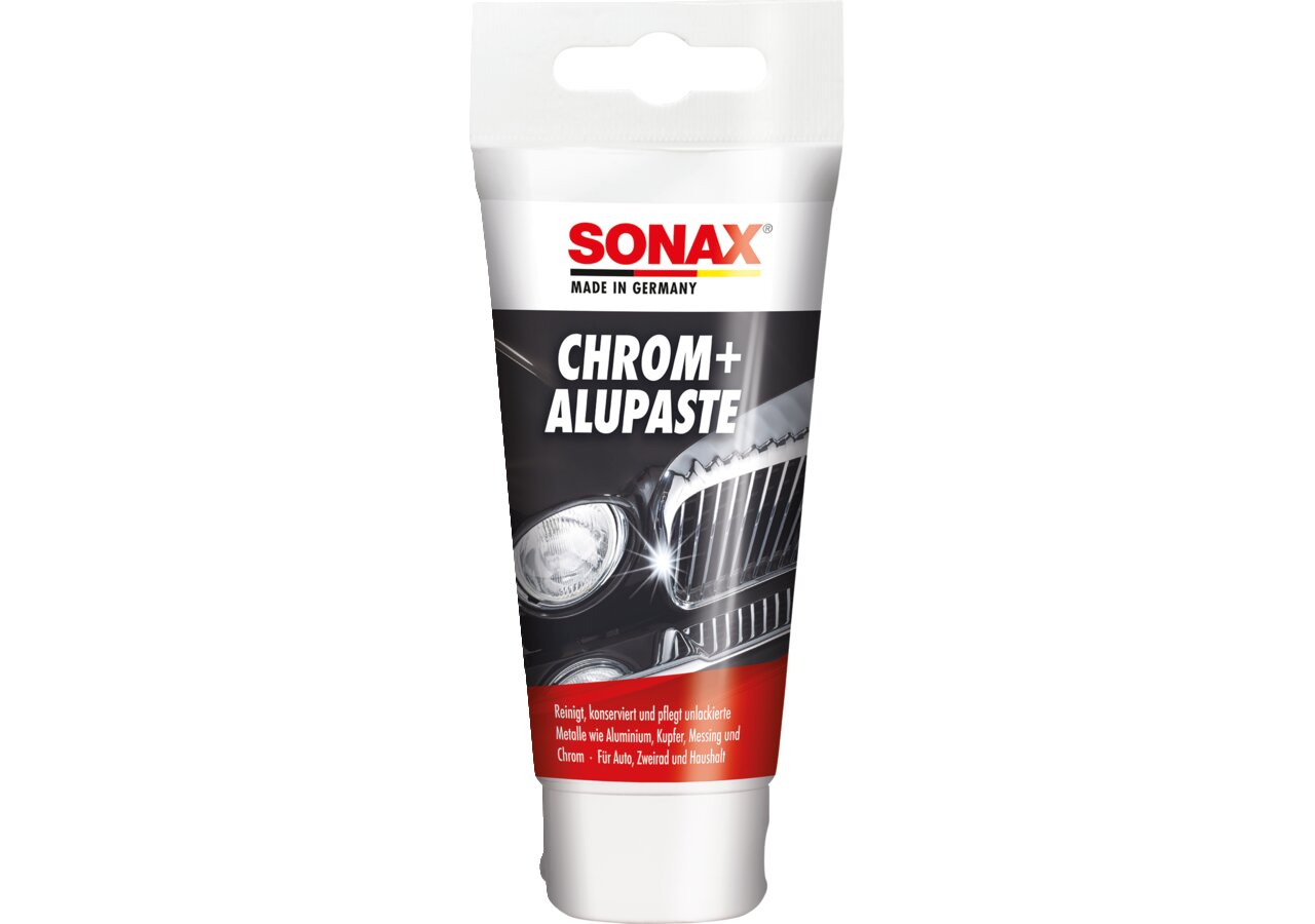 Metallpolitur Chrom+AluPaste, 75 ml Sonax