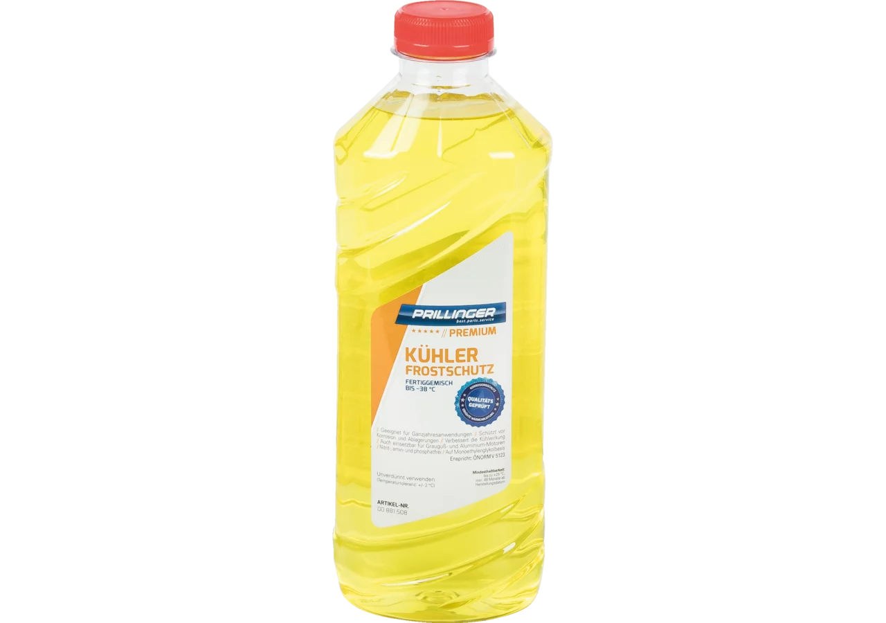 Kühlerfrostschutz Fertiggemisch -38 Grad, 1 Liter Prillinger Premium