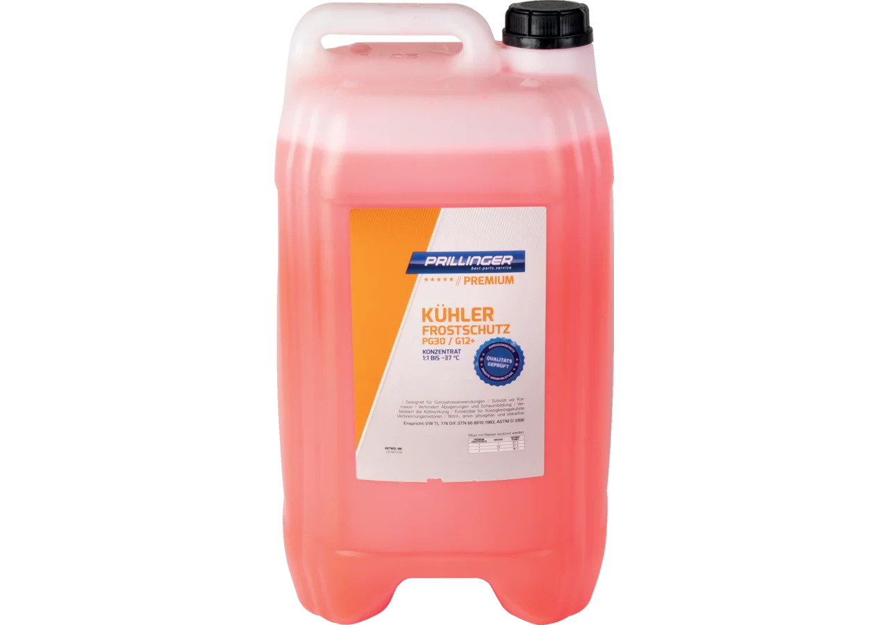 Kühlerfrostschutz Konzentrat PG30 / G12+ 1:1 -37 Grad, 25 Liter Prillinger Premium