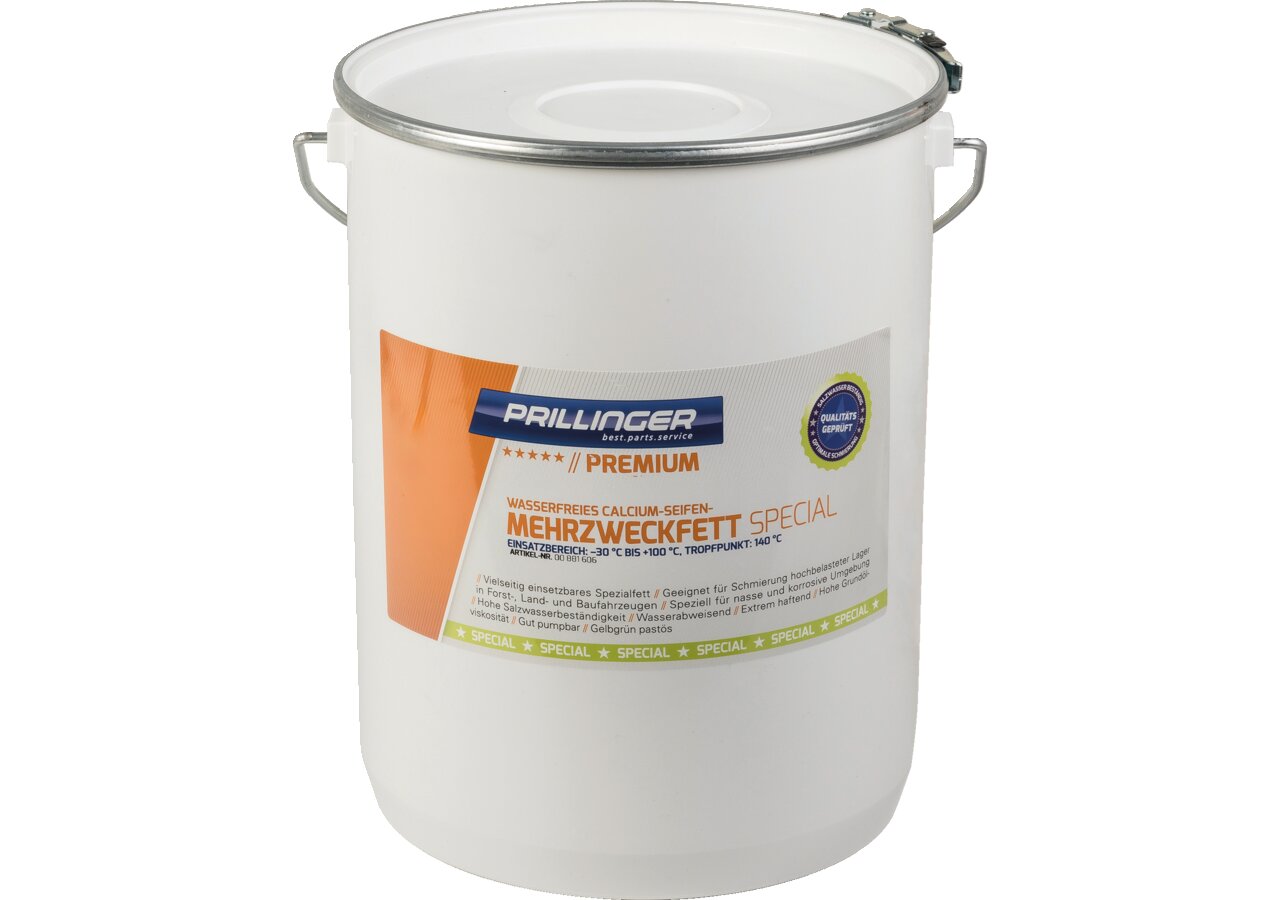 Mehrzweckfett Special, 5 kg Kunststoffeimer nach DIN 51502 KP 2 G-30 Prillinger Premium
