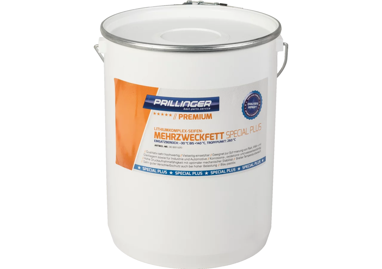 Mehrzweckfett Special Plus, 5 kg Kunststoffeimer nach DIN 51502 KP 2 N-30 Prillinger Premium