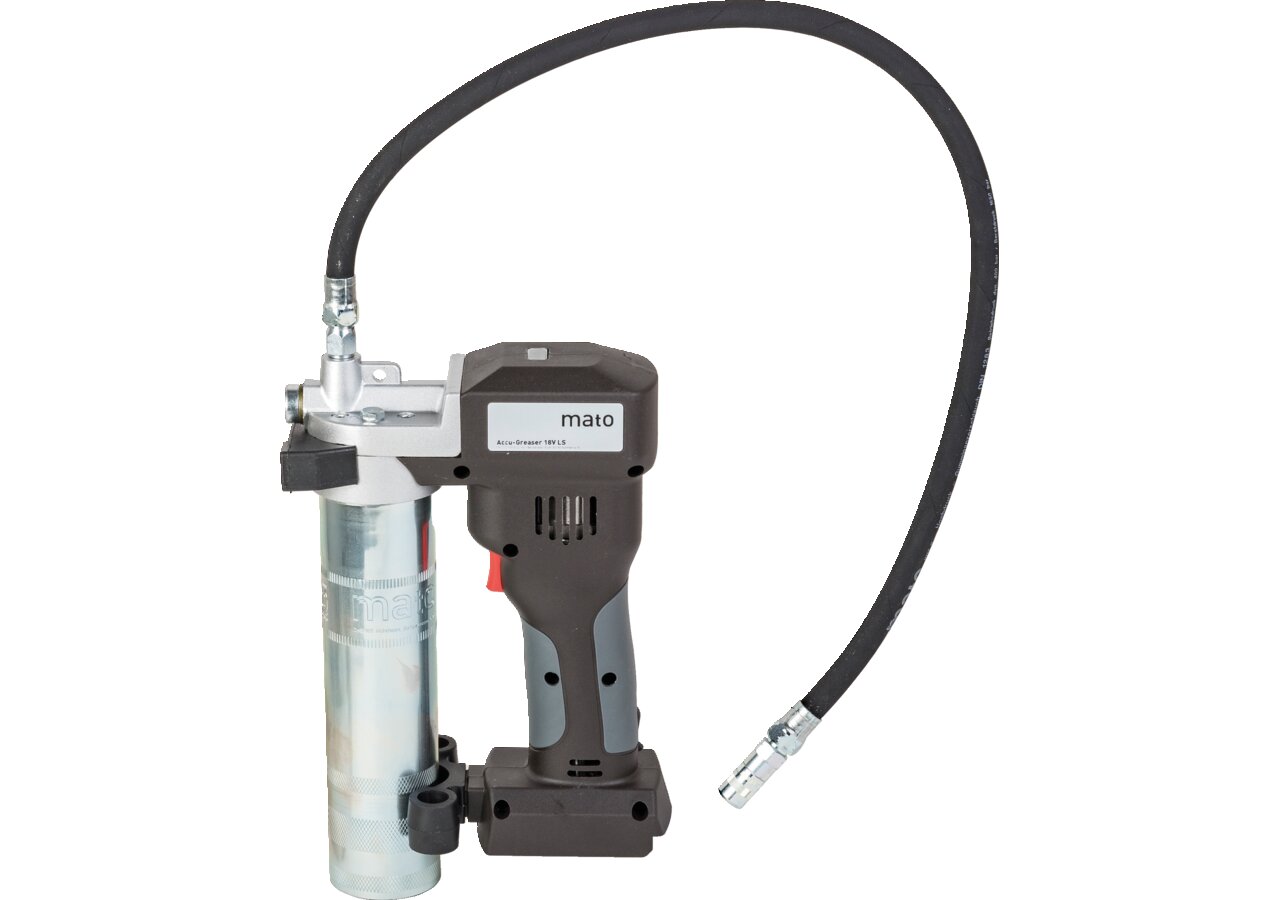 Fettpresse Accu-Greaser Basic-Line-LS, 18 V geeignet für 400 g Lube Shuttle Kartuschen – passend für 400 g Lube Shuttle Kartuschen Mato