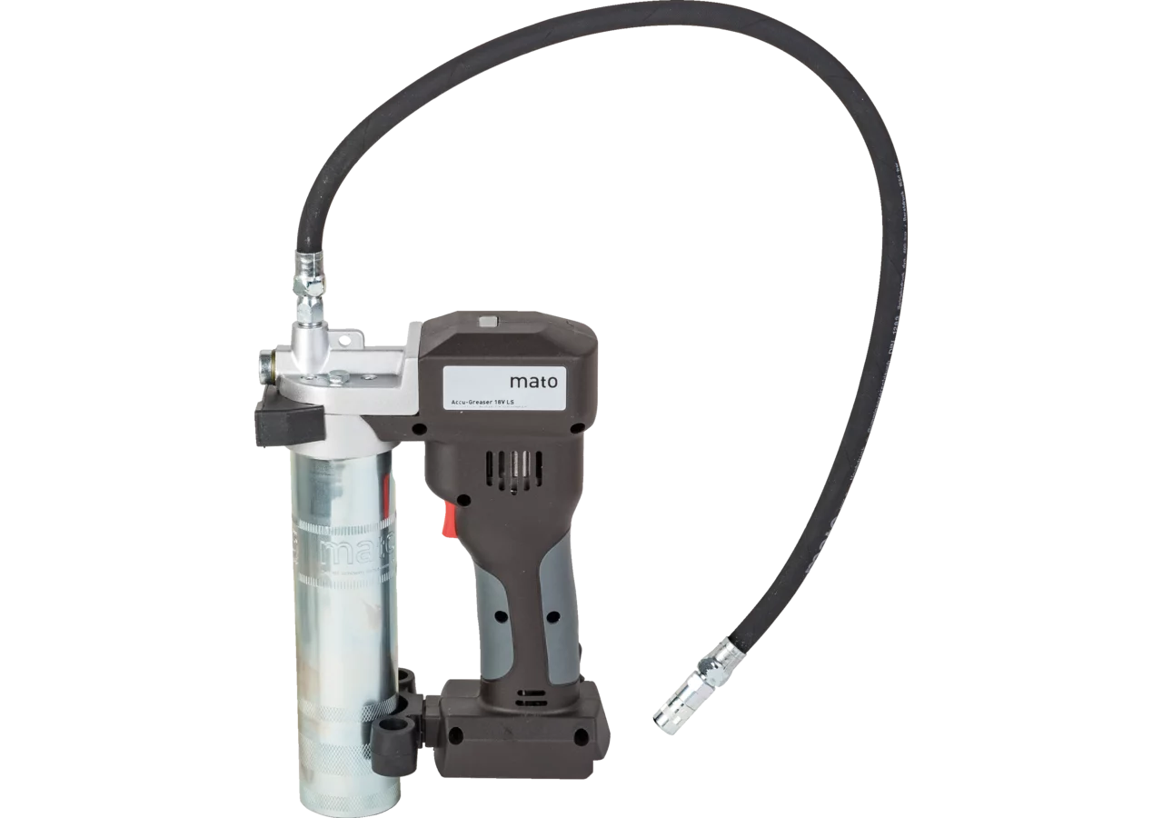 Fettpresse Accu-Greaser Basic-Line-LS, 18 V geeignet für 400 g Lube Shuttle Kartuschen – passend für 400 g Lube Shuttle Kartuschen Mato