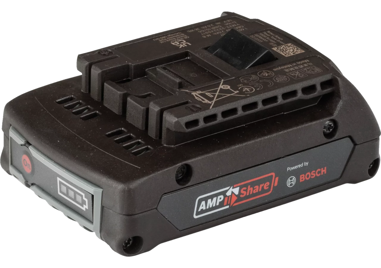 Akku AMPShare GBA 18 Volt - 2.0 Ah, Bosch Li-Ion für Mato Accu-Greaser – passend für Mato Accu-Greaser Mato