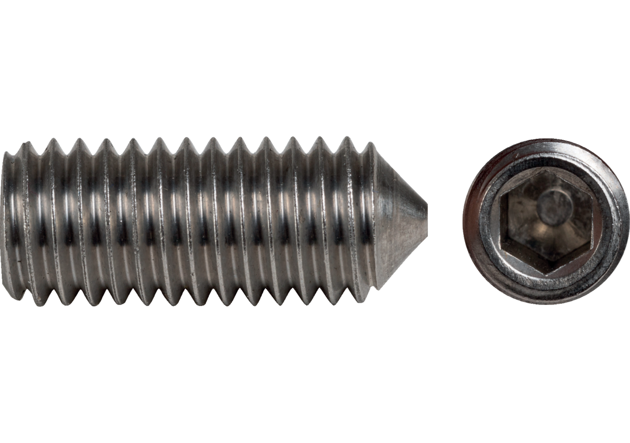 Gewindestift M5 x 16 mm V4A Edelstahl , DIN914 GartenShop24