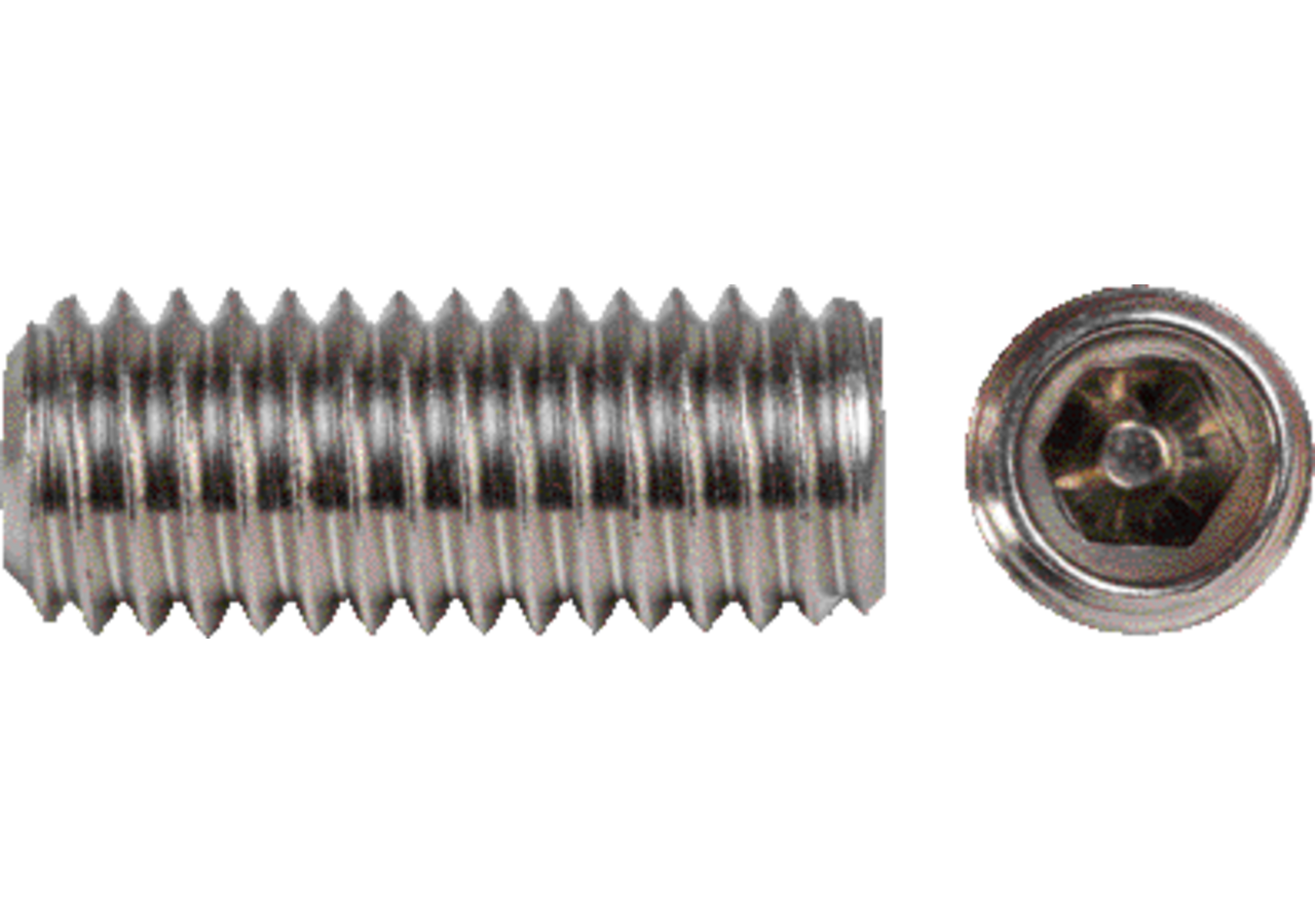 Gewindestift M10 x 25 mm V4A Edelstahl , DIN916 GartenShop24