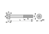Zylinderschraube mit Innensechskant M8 x 40 mm, Güte 8.8 Stahl verzinkt, niedriger Kopf, DIN6912 GartenShop24