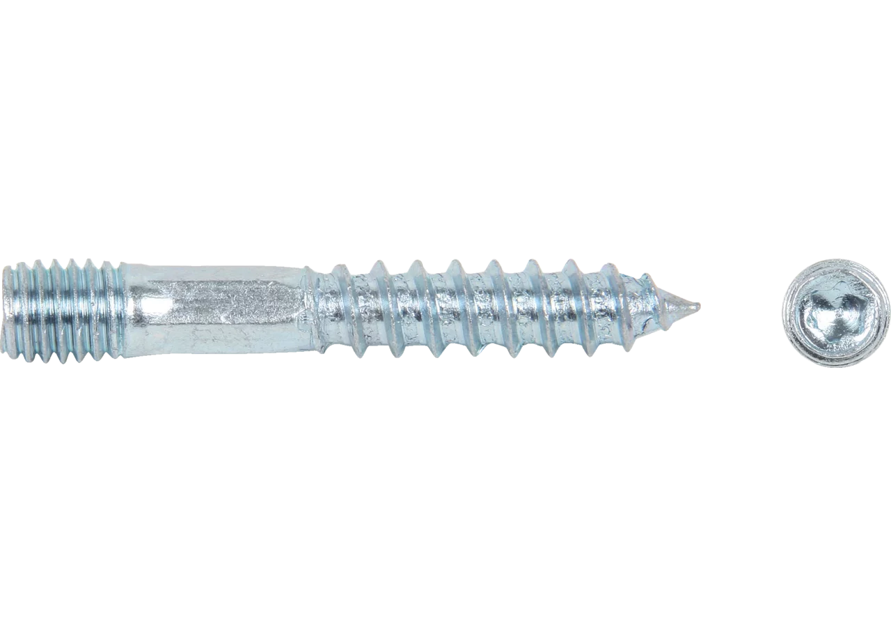 Stockschraube M8 x 120 mm, 100 Stück Stahl verzinkt GartenShop24