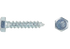 Holzschrauben 10 x 60 mm, Güte 4.8, 100 Stück Stahl verzinkt, DIN571 GartenShop24