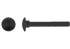 Flachrundschraube M8 x 70 mm, Güte 10.9 mit Vierkantansatz ohne Mutter, Stahl blank, DIN603 GartenShop24