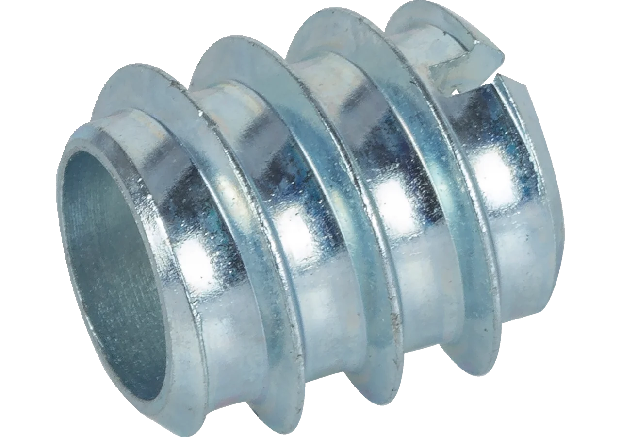 Einschraubmutter M5 x 10 mm, mit Schlitz Stahl verzinkt, DIN7965 GartenShop24