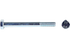 Sechskantschraube M8 x 50 mm, mit Schaft Güte 8.8, 100 Stück Stahl verzinkt, DIN931 GartenShop24