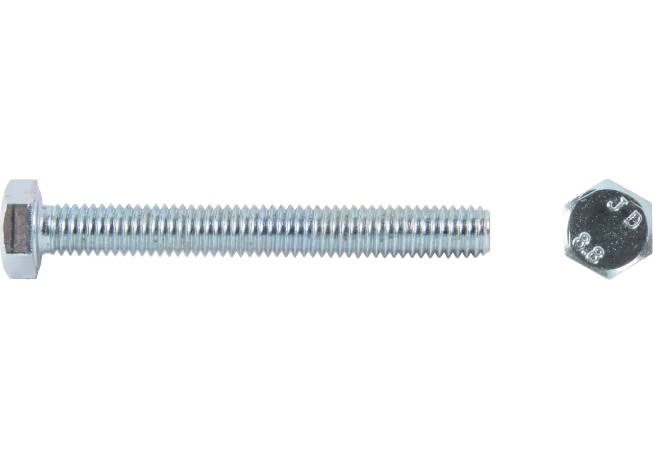 Sechskantschraube M10 x 35 mm ohne Schaft DIN 933 / ISO 4017 Stahl 8.8 verzinkt, 50 Stück GartenShop24 - Hochwertige Gartengeräte