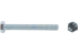Sechskantschraube M10 x 35 mm ohne Schaft DIN 933 / ISO 4017 Stahl 8.8 verzinkt, 50 Stück GartenShop24 - Hochwertige Gartengeräte