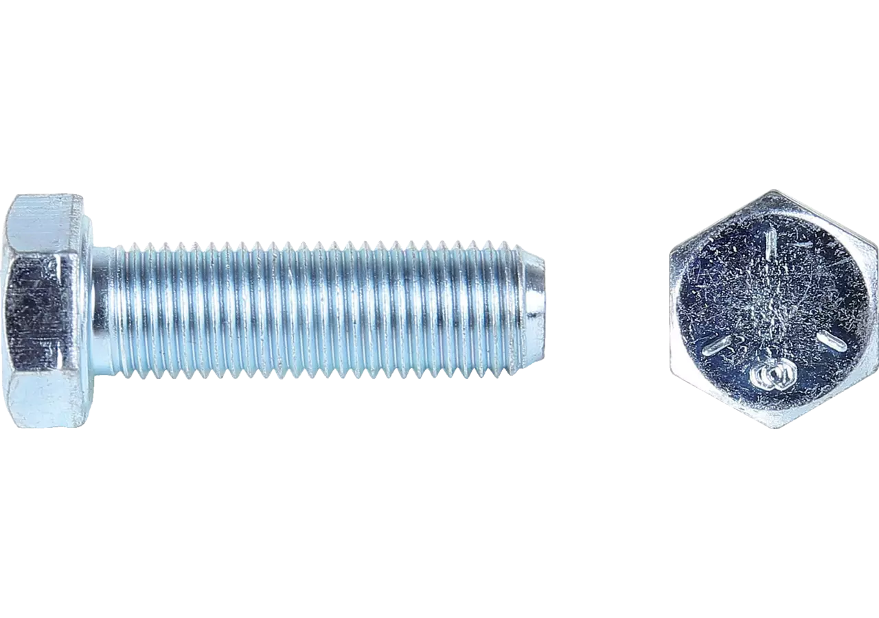 Sechskantschraube 7/16 x 3/4 Zoll, mit UNF-Gewinde ohne Schaft, Güte 8.8 Stahl verzinkt, DIN933 GartenShop24