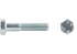 Sechskantschraube M12 x 55 mm, mit Schaft Güte 10.9 Stahl verzinkt, DIN931 GartenShop24
