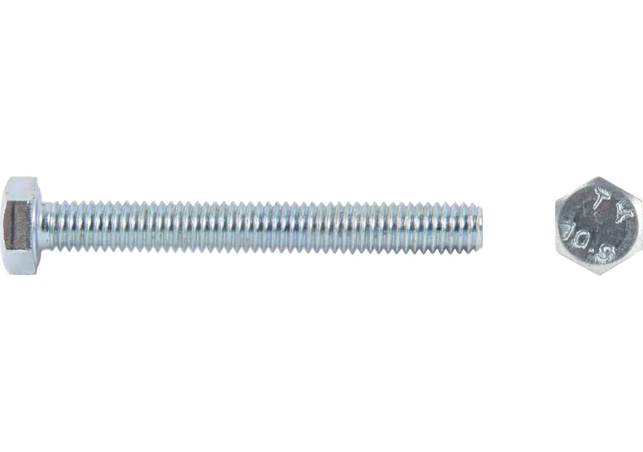 Sechskantschraube M6 x 25 mm, ohne Schaft Güte 10.9 Stahl verzinkt, DIN933 GartenShop24