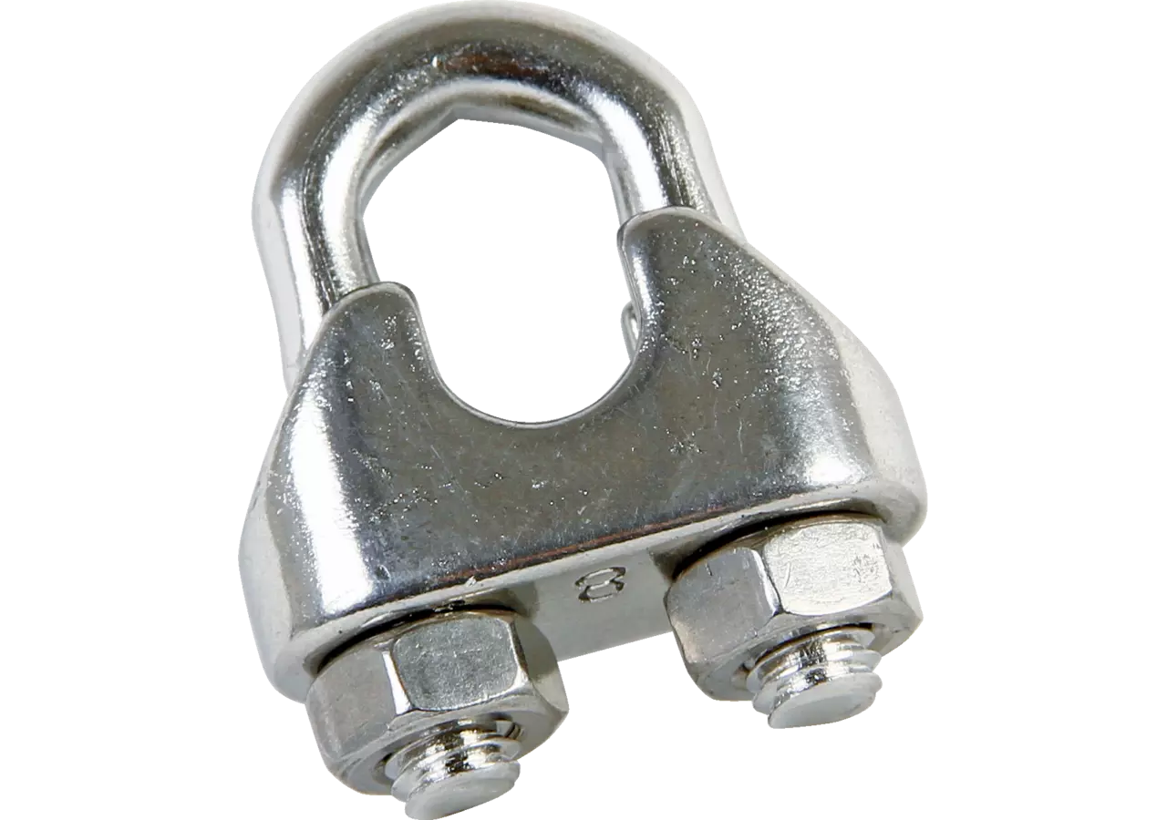 Drahtseilklemme Standard 2,0 mm, V4A Edelstahl poliert, DIN741 GartenShop24