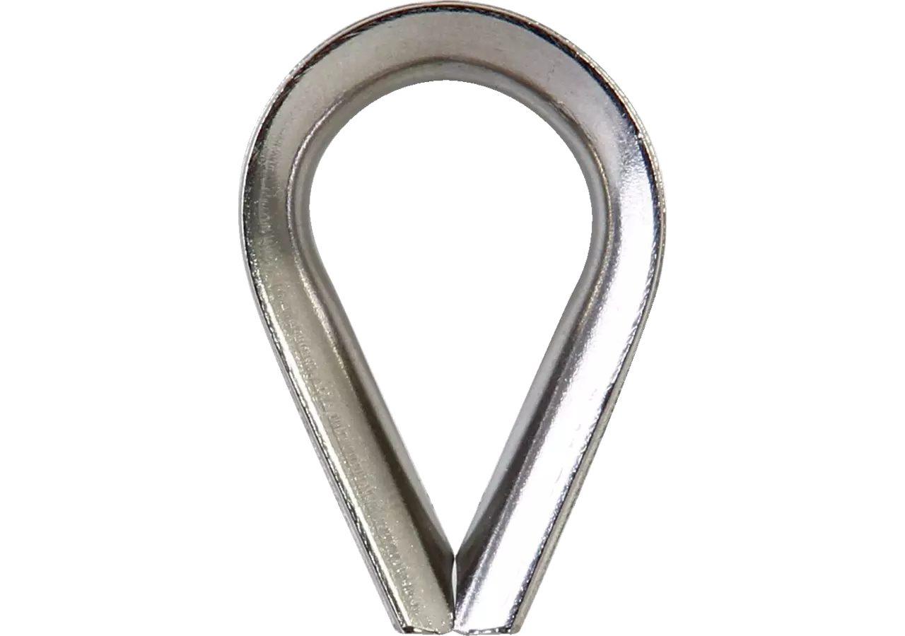 Seilkausche Edelstahl 5,0 mm, V4A Edelstahl, DIN65457 GartenShop24