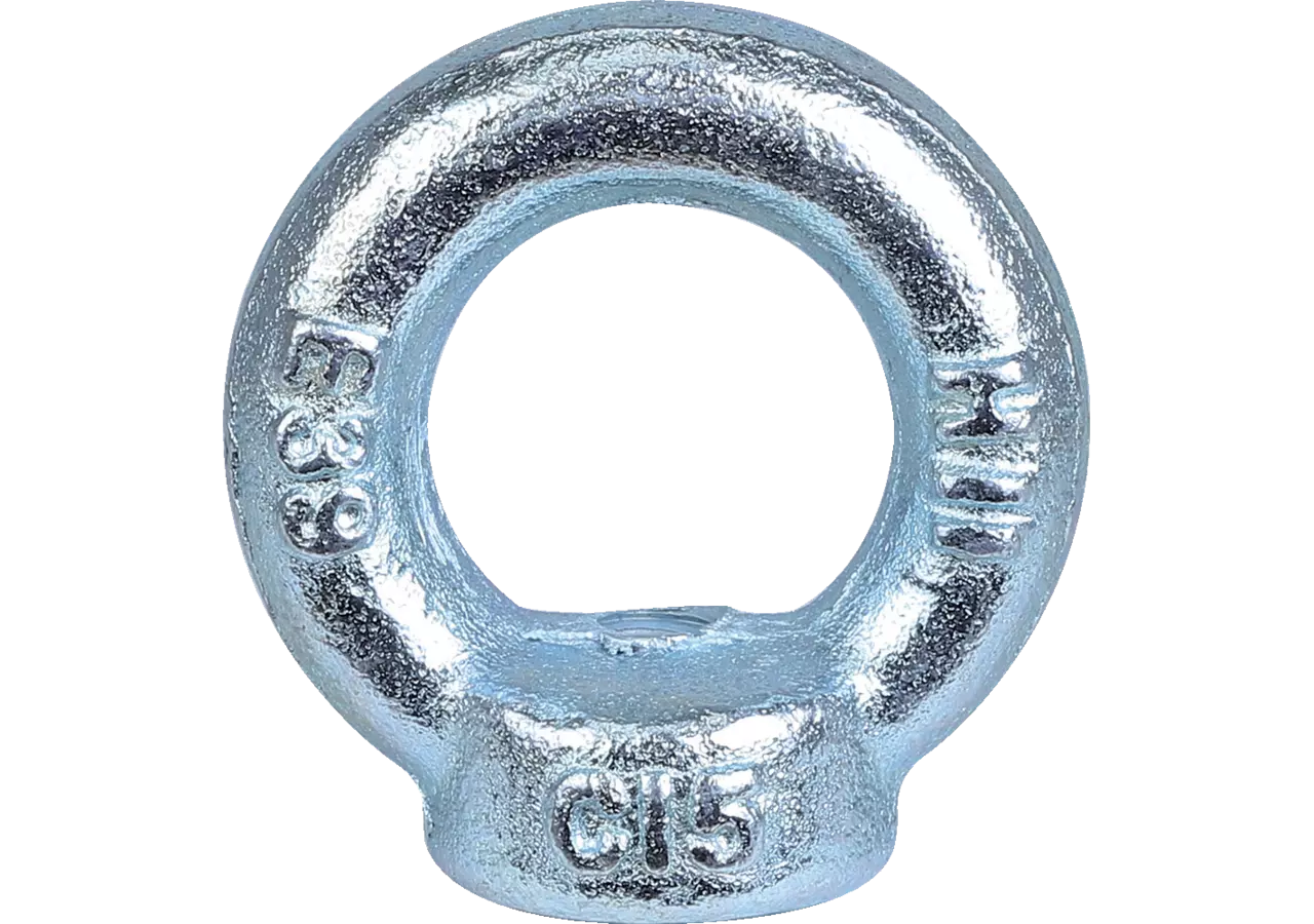Ringmutter M10, Güte C15 Stahl verzinkt, DIN582 GartenShop24