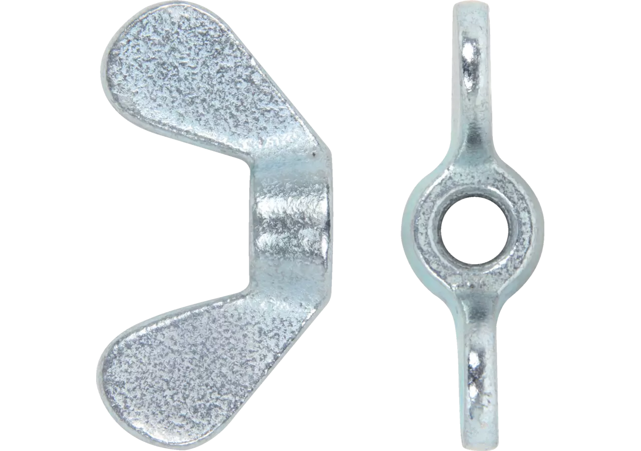Flügelmutter M10 Stahl verzinkt, DIN315-D GartenShop24