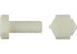 Sechskantschraube M12 x 35 mm, ohne Schaft Kunststoff PA, DIN933 GartenShop24