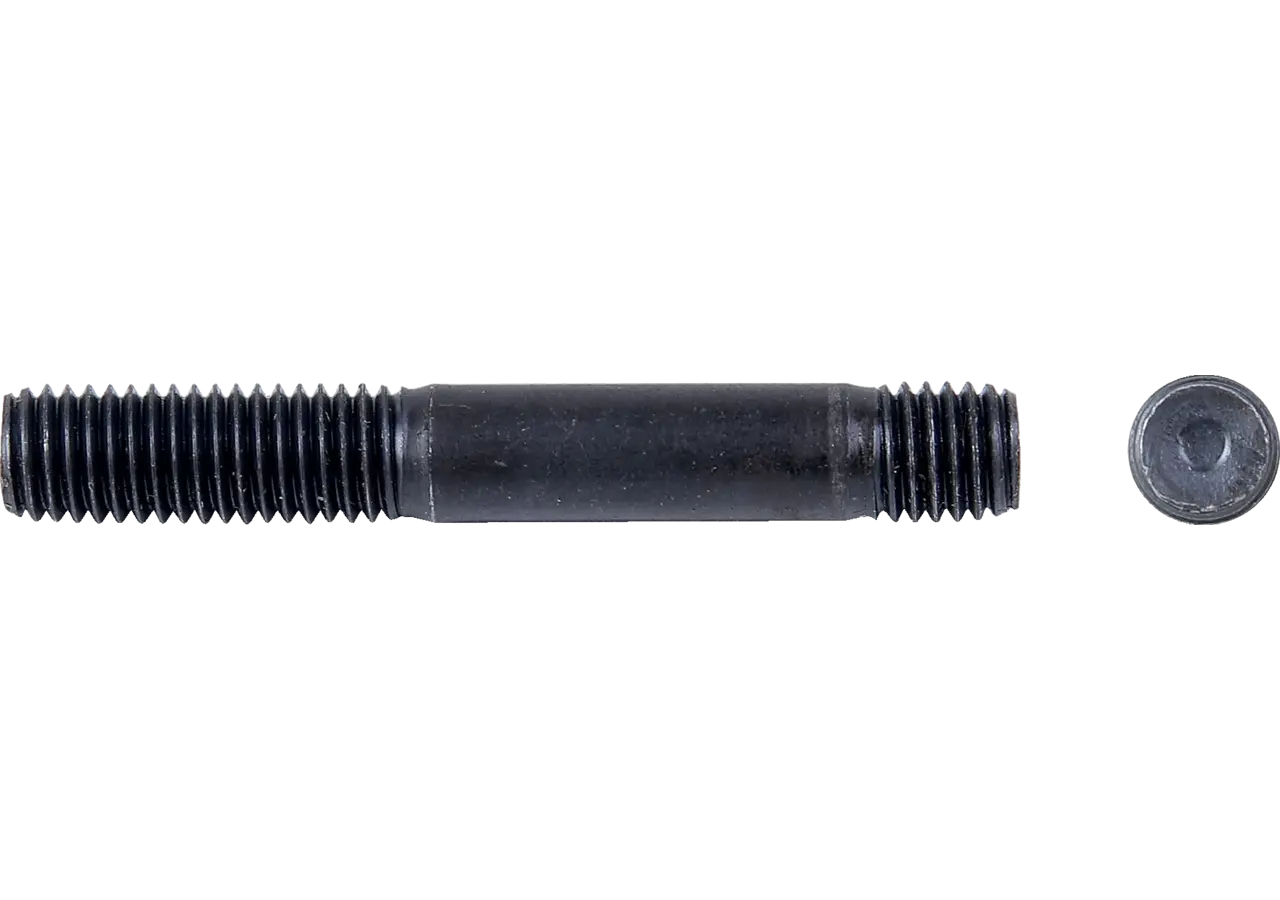 Stehbolzen M10 x 35 mm, Güte 8.8 Stahl blank, DIN939 GartenShop24
