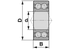 Schrägkugellager 3304 B 2RSR TVH zweireihig, DIN628-3 INA FAG