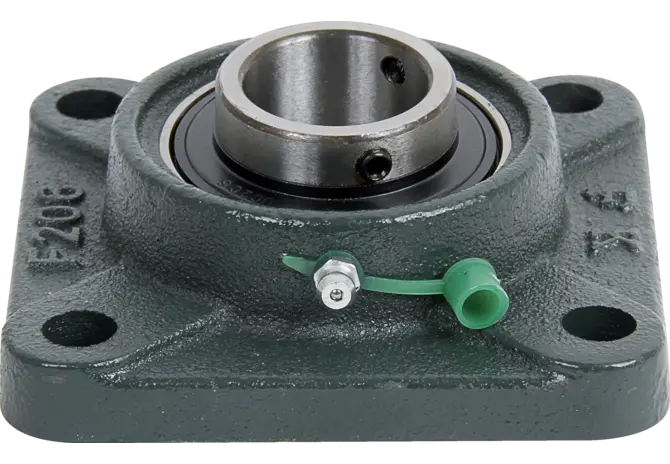 Flanschlager UCF 205 quadratisch, vierloch, Gewindestift am Innenring GartenShop24